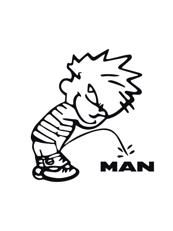 piss on man scwarz