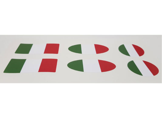 Italien-6er-Set-Aufkleber-Länderflaggen1