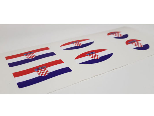 Kroatien-6er-Set-Aufkleber-Länderflaggen2