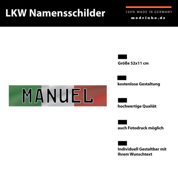 LKW-nameschilder-italy-wave